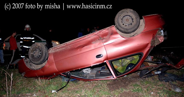 27. 3. 07 - dopravní nehoda, Vrchoviny