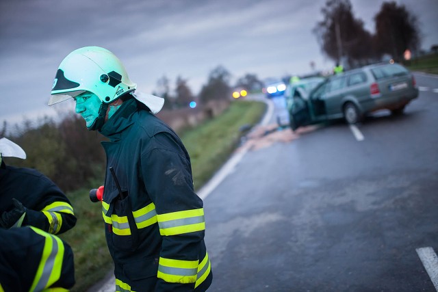 18. 11. 14 - dopravní nehoda, směr Nahořany