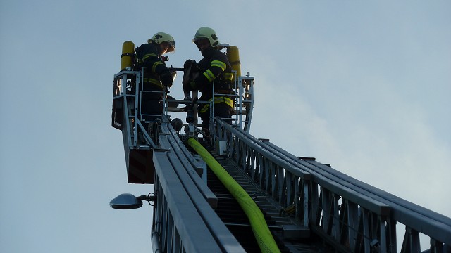 19. 10. 14 - požár vzduchotechniky, ul. Rašínova